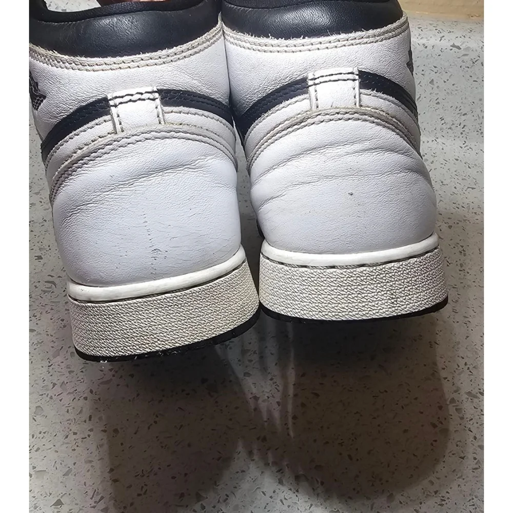 Nike Air Jordan 1 Mid Panda Black White GS 7Y